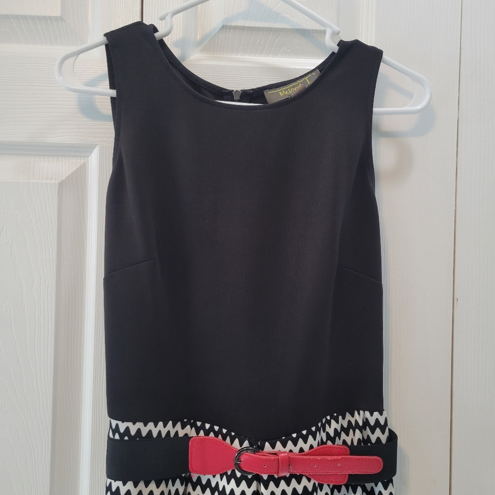 Melanie T Fit n Flare Dress - Picture 3 of 5